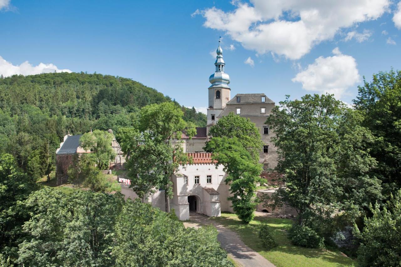 Zamek Sarny - Schloss Scharfeneck Klodzko Bagian luar foto